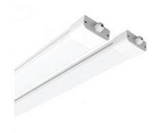 Reglette LED 120CM 36W Blanc Neutre 4000K IP65 extensible Plafonnier Néon Étanche Anti-Poussière