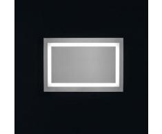 MIROIR POUR SALLE DE BAIN 90X60 AVEC LED RÉVERSIBLE + ALLUMAGE TOUCH