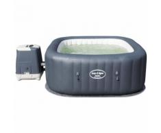 Spa gonflable à bulles carré Hawai - Hydrojet Pro - 4/6 Places - Gris