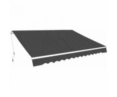 Auvent pliable manuel 450 cm Anthracite