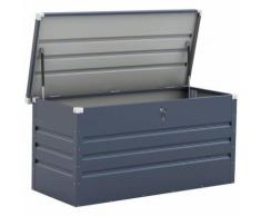 Coffre de jardin "Store" métal - 680 L - 165 x 69 x 60 cm - Gris