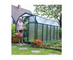 Serre de jardin en polycarbonate Rion Eco Grow 7,90 m², Ancrage au sol Oui - longueur : 3m87
