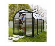 Serre de jardin en polycarbonate Rion Eco Grow 5,36 m², Ancrage au sol Oui - longueur : 2m63