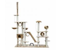 Arbre à chat géant 230-260 cm - Beige MJ170139