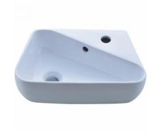 Lavabo pour Salle de Bain Vasque à Poser en Céramique Conception Unique