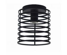 Plafonnier Industrielle Luminaires Vintage Lampe de plafond en Fer Métal Cage Retro pour