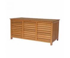 Coffre de jardin en bois "Macao" - 130 x 64 x 60 cm - Marron