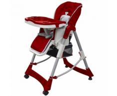 Chaise haute réhausseur bébé Rouge Maja+ MJ10064