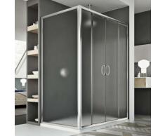 Cabine Douche 80x150 CM H185 granité C modèle Replay Duo 2 Portillons
