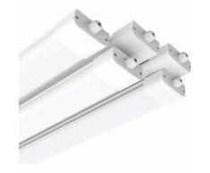 Reglette LED 120CM 36W Blanc Neutre 4000K IP65 extensible Plafonnier Néon Étanche Anti-Poussière