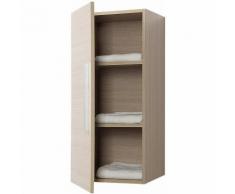 Colonne de salle de bain - rangement mural - beige BILBAO