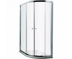 Cabine de douche Accès d'angle 80x100x195cm Hutton