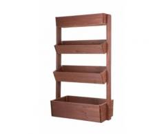 Carré potager Hors-sol Jardinière Surélevée RAISE 4 - 85 x 45 x 130 cm - Bois...