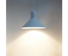 Lustre suspension style industriel 40 W 230 V longueur câble réglable abat-jour dim. Ø35 x 28H cm