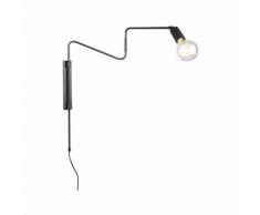 QAZQA Art Deco /Industriel /Rustique Applique Murale Industrielle Pivotante 70cm Anthracite