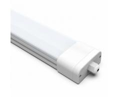 Reglette LED 120CM 36W Blanc Froid 6000K IP65 extensible Plafonnier Néon Étanche Anti-Poussière