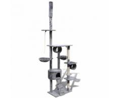 Arbre à chat géant 220-240 cm Gris Maja+ MJ170099