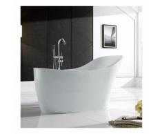 Baignoire ilot Ovale - Acrylique Blanc - 170x75 cm - Venise