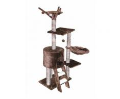 Arbre à chat - H 138 cm - Marron - Livraison gratuite