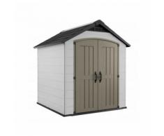 Abri jardin résine gris clair - 6,5 m2