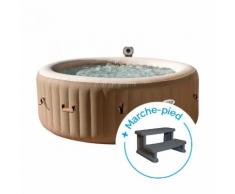 Spa gonflable Intex PureSpa Bulles 4 personnes + Marche-pied