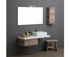 MEUBLE MODULABLE DE SALLE DE BAINS VALENTINA LAVABO CARRÉ 120 CM