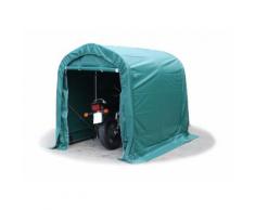 Tente-garage carport 1,6 x 2,4m d'élevage abri agricole tente de stockage bâche 550g/m² armature