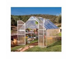 Serre de jardin en polycarbonate Essence 8,8 m² - longueur : 3,67 m