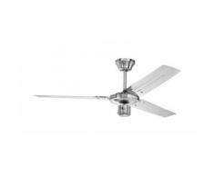 Ventilateur de plafond AEG D-VL 5666 3 pales (Ø x h) 122 cm x 39.5 cm acier inoxydable