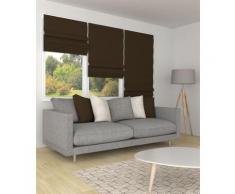 Store bateau occultant sur mesure - marron-fonce