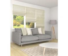Store bateau lin sur mesure - ecru