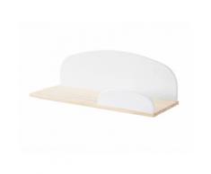 Etagère enfant en bois brut et laqué L65cm KARIBOU blanc
