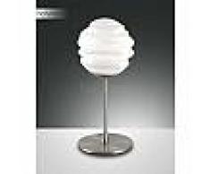 fabas luce Lampe à poser Fabas Luce Ava Nickel mat, 1 lumière - Intemporel - Intérieur - Ava - Délai de livraison moyen: 10 à 14 jours ouvrés. Port gratuit France métropolitaine et Belgique dès 100 ?.