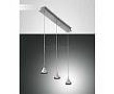 fabas luce Suspension Fabas Luce Delta LED Aluminium, 3 lumières - Moderne - Intérieur - Delta - Délai de livraison moyen: 10 à 14 jours ouvrés. Port gratuit France métropolitaine et Belgique dès 100 ?.