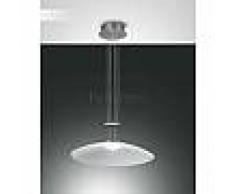 fabas luce Suspension Fabas Luce Scrub LED Nickel mat, Aluminium, 1 lumière - Moderne - Intérieur - Scrub - Délai de livraison moyen: 10 à 14 jours ouvrés. Port gratuit France métropolitaine et Belgique dès 100 ?.