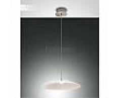 fabas luce Suspension Fabas Luce Scrub LED Nickel mat, Aluminium, 1 lumière - Moderne - Intérieur - Scrub - Délai de livraison moyen: 10 à 14 jours ouvrés. Port gratuit France métropolitaine et Belgique dès 100 ?.