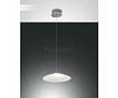 fabas luce Suspension Fabas Luce Vale LED Nickel mat, Aluminium, 1 lumière - Moderne - Intérieur - Vale - Délai de livraison moyen: 10 à 14 jours ouvrés. Port gratuit France métropolitaine et Belgique dès 100 ?.