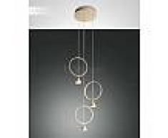 fabas luce Suspension Fabas Luce Sirio LED Or, 3 lumières - Design - Intérieur - Sirio - Délai de livraison moyen: 10 à 14 jours ouvrés. Port gratuit France métropolitaine et Belgique dès 100 ?.