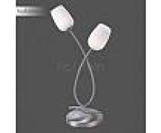 paul neuhaus Lampe à poser Paul Neuhaus ANASTASIA LED Acier inoxydable, 2 lumières - Moderne/Design - Intérieur - ANASTASIA - Délai de livraison moyen: 6 à 10 jours ouvrés. Port gratuit France métropolitaine et Belgique dès 100 ?.