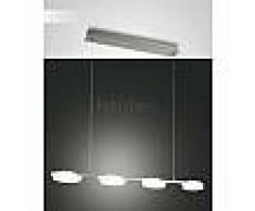 fabas luce Suspension Fabas Luce Roxie LED Nickel mat, 4 lumières - Design - Intérieur - Roxie - Délai de livraison moyen: 10 à 14 jours ouvrés. Port gratuit France métropolitaine et Belgique dès 100 ?.