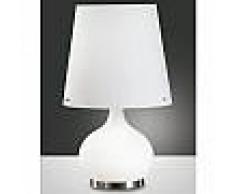 fabas luce Lampe de table Fabas Luce ADE Nickel mat, 2 lumières - Moderne - Intérieur - ADE - Délai de livraison moyen: 2 à 3 semaines. Port gratuit France métropolitaine et Belgique dès 100 ?.