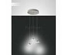 fabas luce Suspension Fabas Luce Desus LED Nickel mat, 3 lumières - Moderne - Intérieur - Desus - Délai de livraison moyen: 10 à 14 jours ouvrés. Port gratuit France métropolitaine et Belgique dès 100 ?.