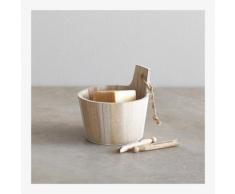 Mini baque en bois pour sauna couleur BOIS Monoprix Maison