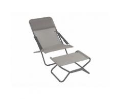Chilienne toile Air Comfort TRANSABED + repose pieds Terre NEXT