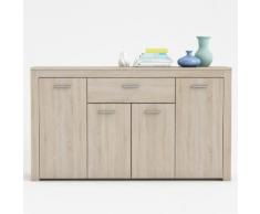 Enfilade en bois 4 portes 1 tiroir BRAVA