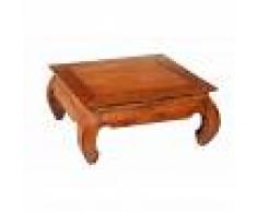 Inside75 Table Basse Design OPIUM 80x80cm en Teck