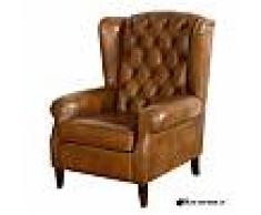 Fauteuil Oreilles WINSTON - Marron (B3)