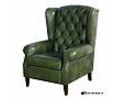 Fauteuil Oreilles WINSTON - Vert anglais