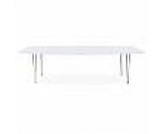 alter ego Table à dîner / de réunion extensible 'XTEND' blanche - 170(270)x100 cm