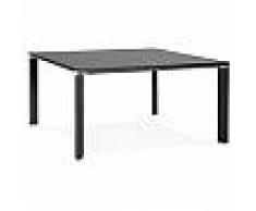 alter ego Table de réunion / bureau bench 'XLINE SQUARE' noir - 140x140 cm